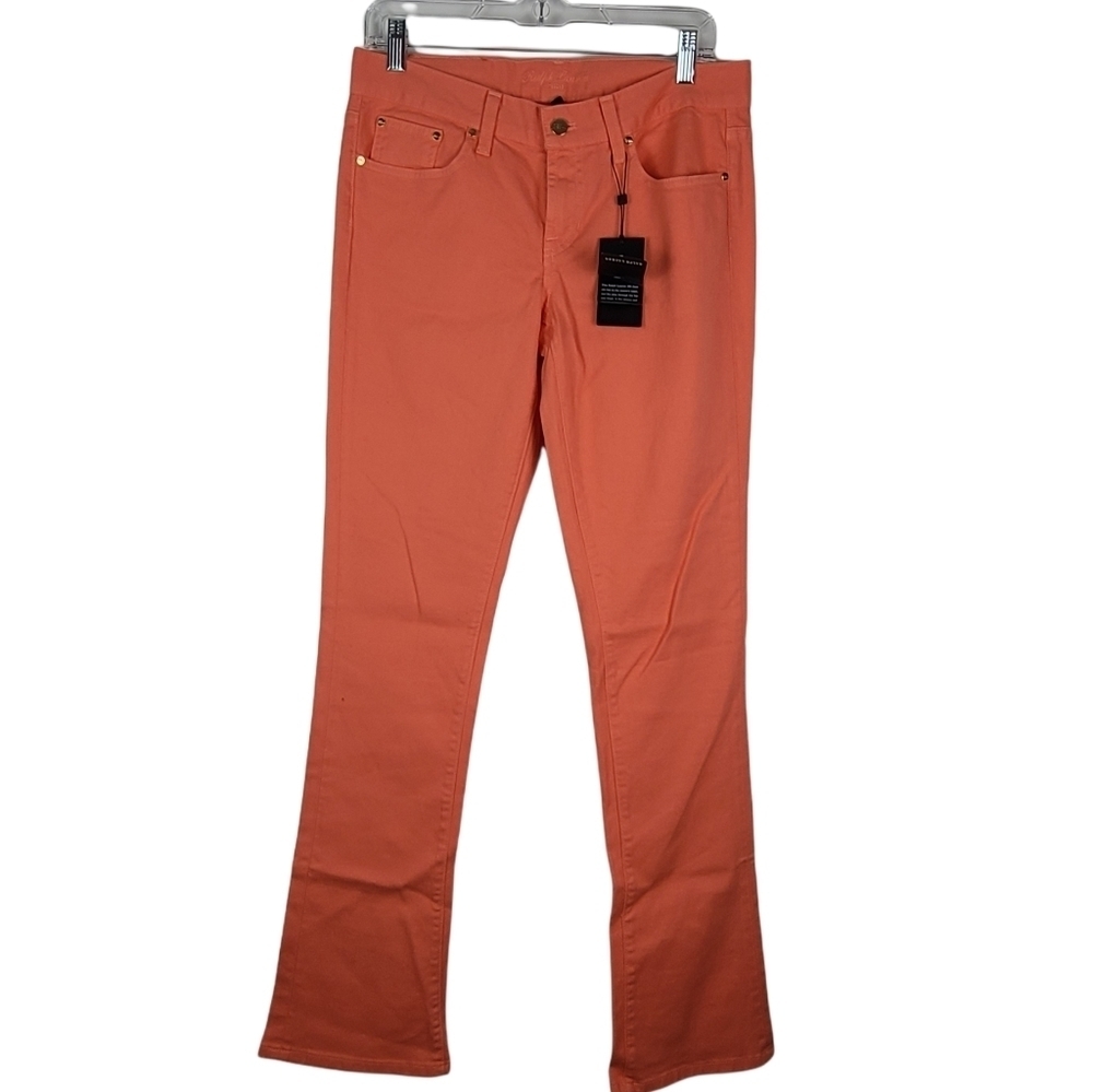 NWT Ralph Lauren Black Label 380 Sunset Orange Skinny Sz‎ 29 - Picture 8 of 8